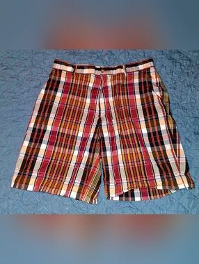 Polo Ralph Lauren Madras Plaid shorts Mens 32 "Preppy"